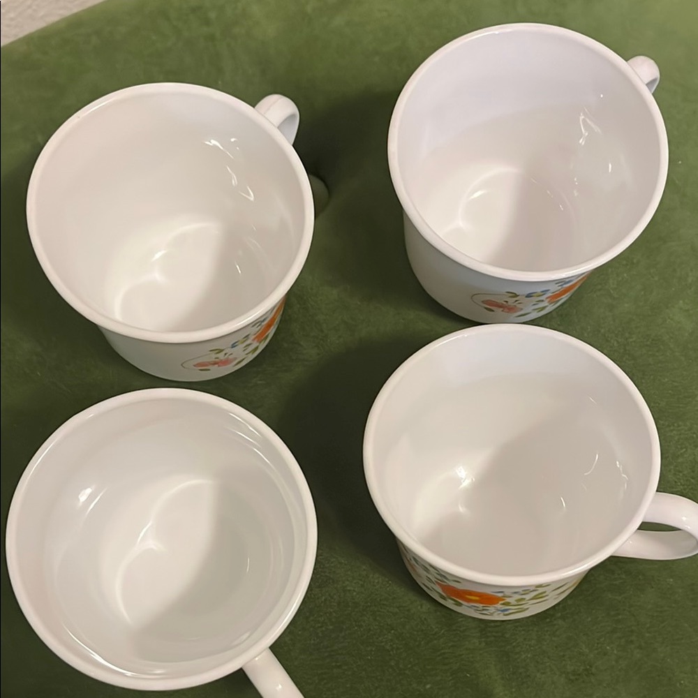 Vintage Floral Corelle Corning Wear Mugs - Picture 12 of 16